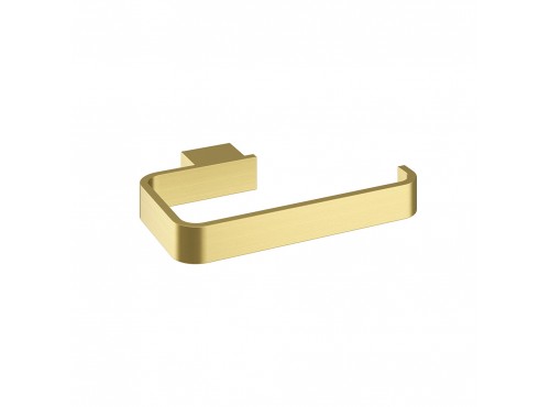 Pure Brushed Brass Toilet Roll Holder