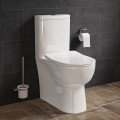 FINLEY FULLY ENCLOSED TOILET PAN, CISTERN & SLIM SOFT CLOSE SEAT